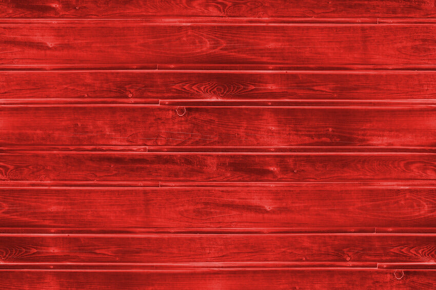 Red Painted Wood Backdrop for Photo Booth