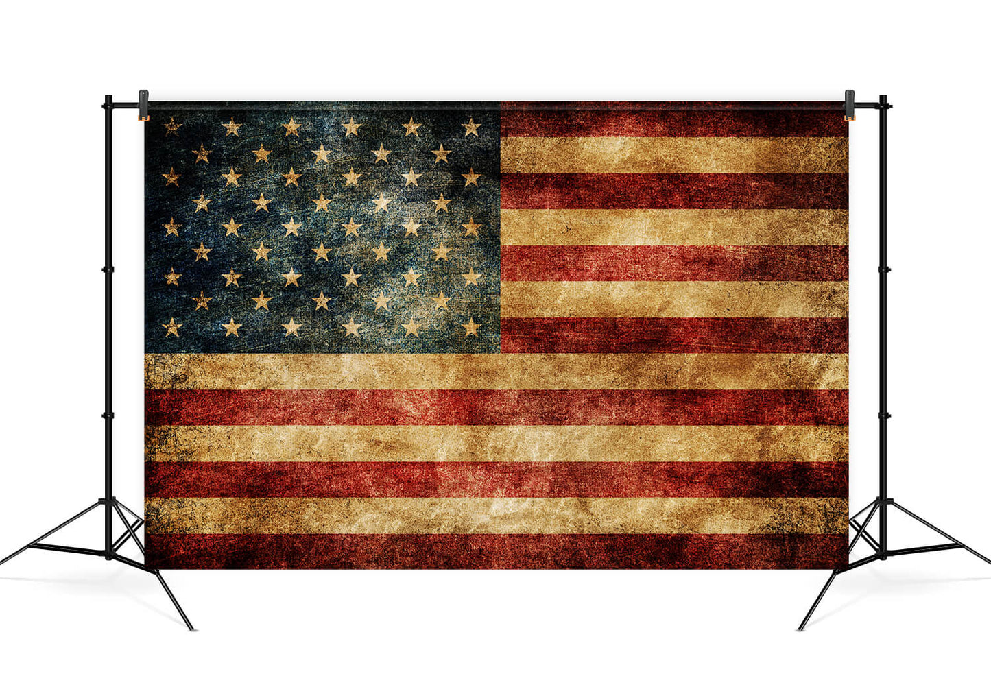 Independence Day USA Flag Brick Wall Backdrop M6-18