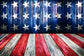 American Flag Patriotic Retro Wood Backdrop M6-19