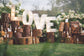 Love Letters Stumps Flower Wedding Decor Backdrop M6-22
