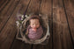 Rustic Wooden Backdrop for Baby Photo Shoot M6-73