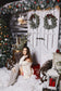 Christmas Home Decoration Family Courtyard Backdrop M6-89