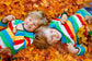 Autumn Golden Maple Leaves Photography Backdrop M6-97