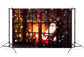 Snowy Christmas Santa Claus Photo Backdrop M7-08