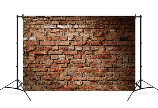 Vintage Brown Brick Wall Photography Backdrop M7-20