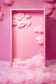 Fashion Dolly Fantasy Pink Box Clouds Backdrop