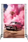 Fantasy Doll Desert Pink Car Backdrop M7-95