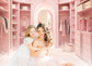 Fantasy Doll Pink Dreamy Closet Dress Backdrop M7-98