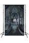 Halloween Gloomy Gothic Architecture Backdrop M8-04