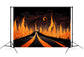 Highway to Hell Flames Halloween Backdrop M8-15