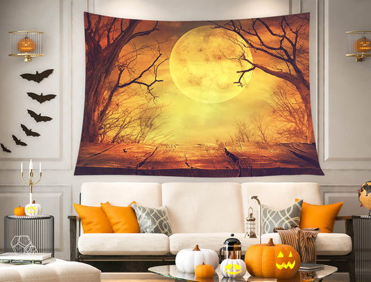 Halloween Moon Tree Tapestry Home Decoration BUY 2 GET 1 FREE