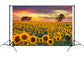 Sunflower Farm Field Photography Backdrop M8-53
