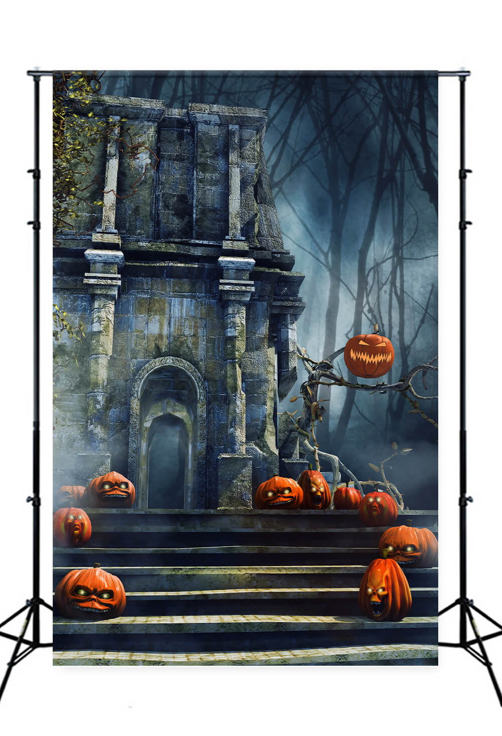 Halloween Horror Night Haunted Castle Backdrop M8-58