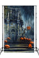 Halloween Horror Night Haunted Castle Backdrop M8-58