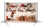 Christmas Kitchen Studio Photography Backdrop M8-62