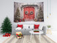 Christmas Decoration Red Door Tapestry Wall Hanging  BUY 2 GET 1 FREE