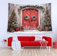 Christmas Decoration Red Door Tapestry Wall Hanging  BUY 2 GET 1 FREE