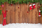 Christmas Stockings Wood Plank Snow Backdrop M9-04