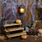 Old Wood Room Spider Web Halloween Backdrop M9-34