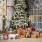 Beautiful Christmas Tree Photo Studio Backdrop M9-43