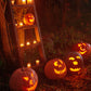 Halloween Horror Forest Pumpkin Ghost Backdrop M9-46