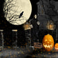 Halloween Spooky Grave Ghost Photography Backdrop M9-49