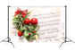 Christmas Carol Lyrics Photo Booth Backdrop M9-66