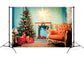Christmas Tree Armchair Holiday Decor Backdrop M9-79