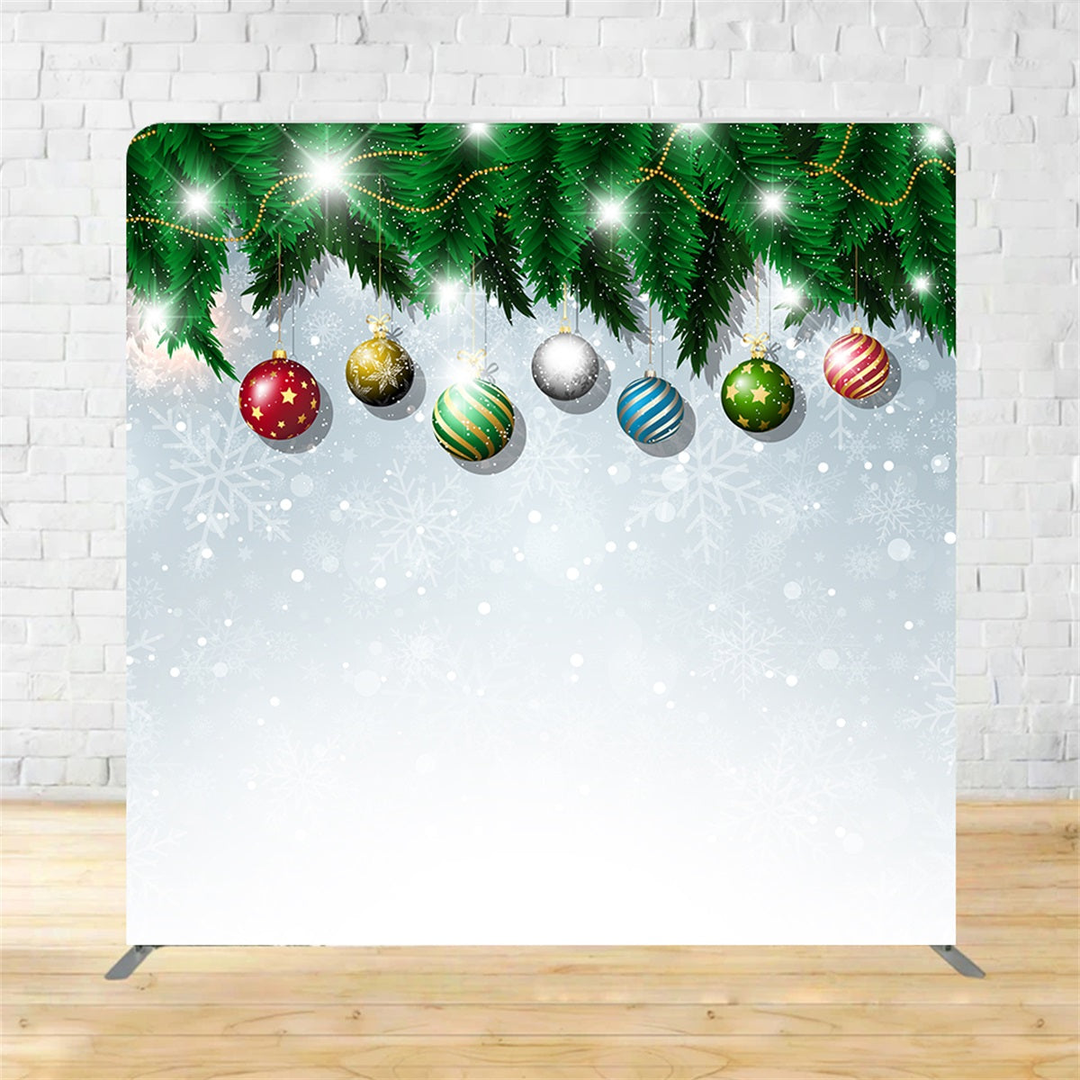 Tension Backdrops Christmas Ornaments Branches Holiday Backdrops MRR10-270
