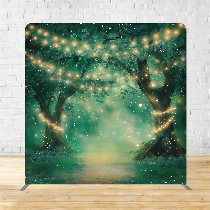 Spring Square Tension Backdrop – Floral Frame Party Scene