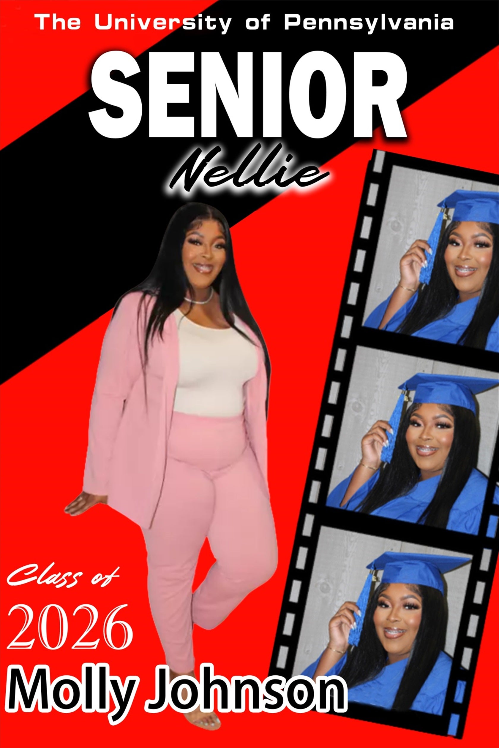 Backdrop Graduation Senior Style Custom Party Graduation Backdrop MRR4-48