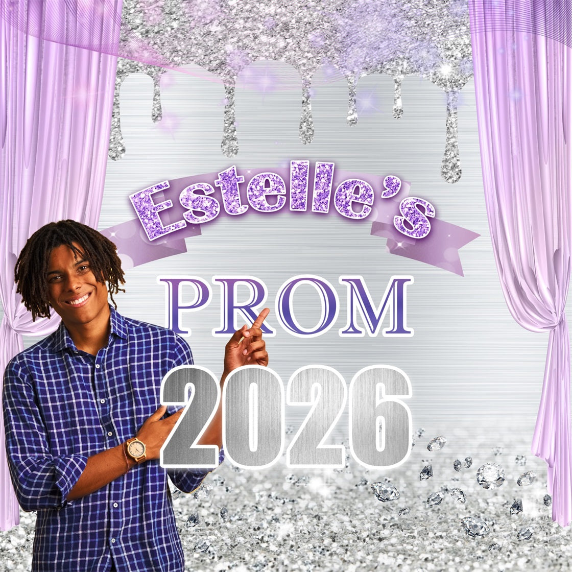 Prom Backdrop Lavish Curtain Sparkle Customized Graduation Party Backdrop MRR5-14