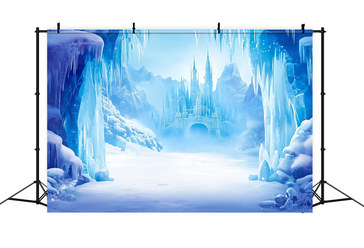 Castle Backdrops Frozen Kingdom Winter Backdrop MRR7-162