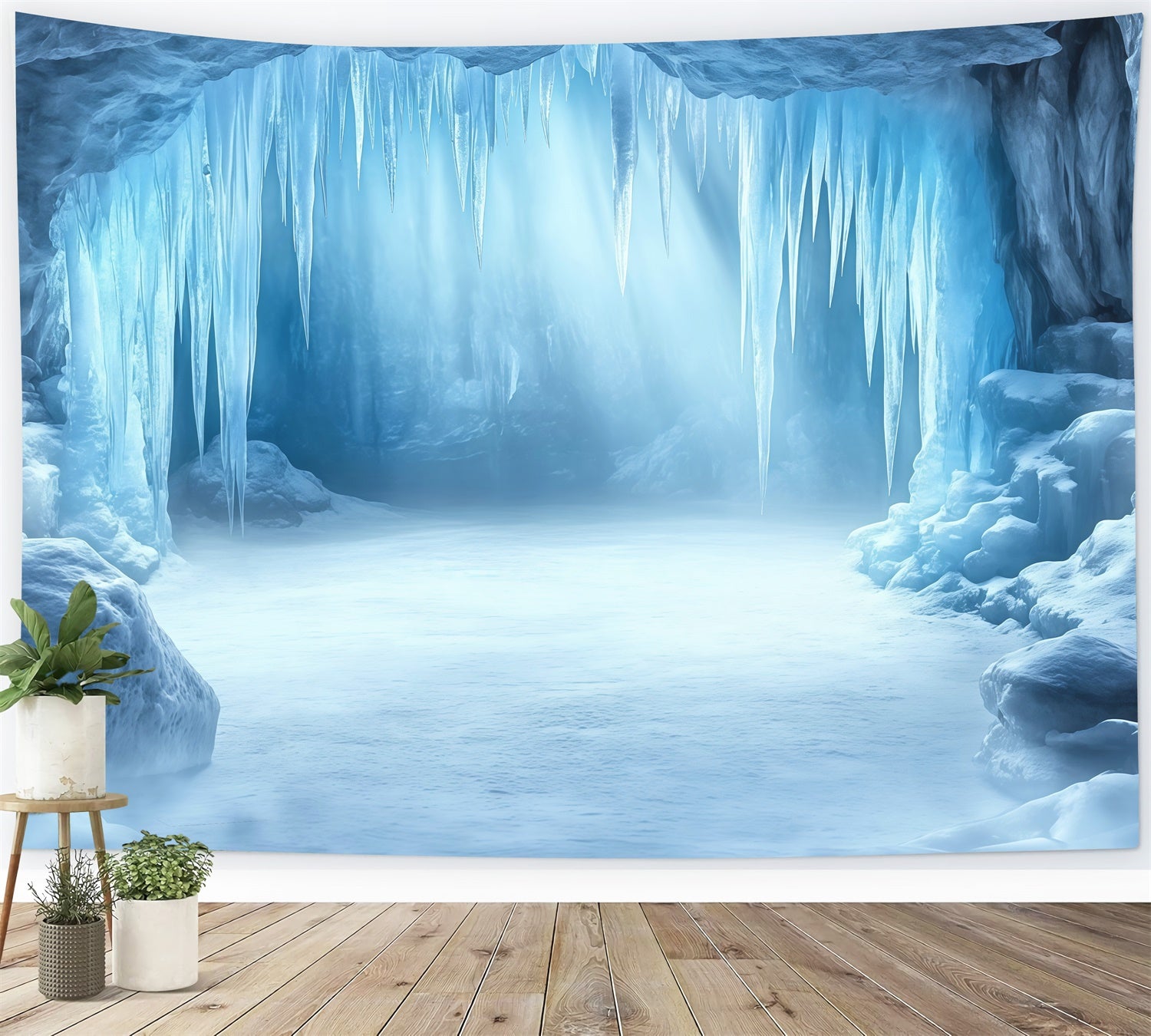 Winter Backdrops Crystal Cavern Silence Backdrop MRR7-171