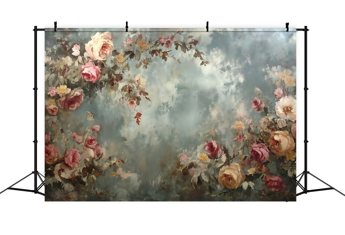 Painting Backdrops Classic Rose Dream Cloth Backdrops MRR7-187