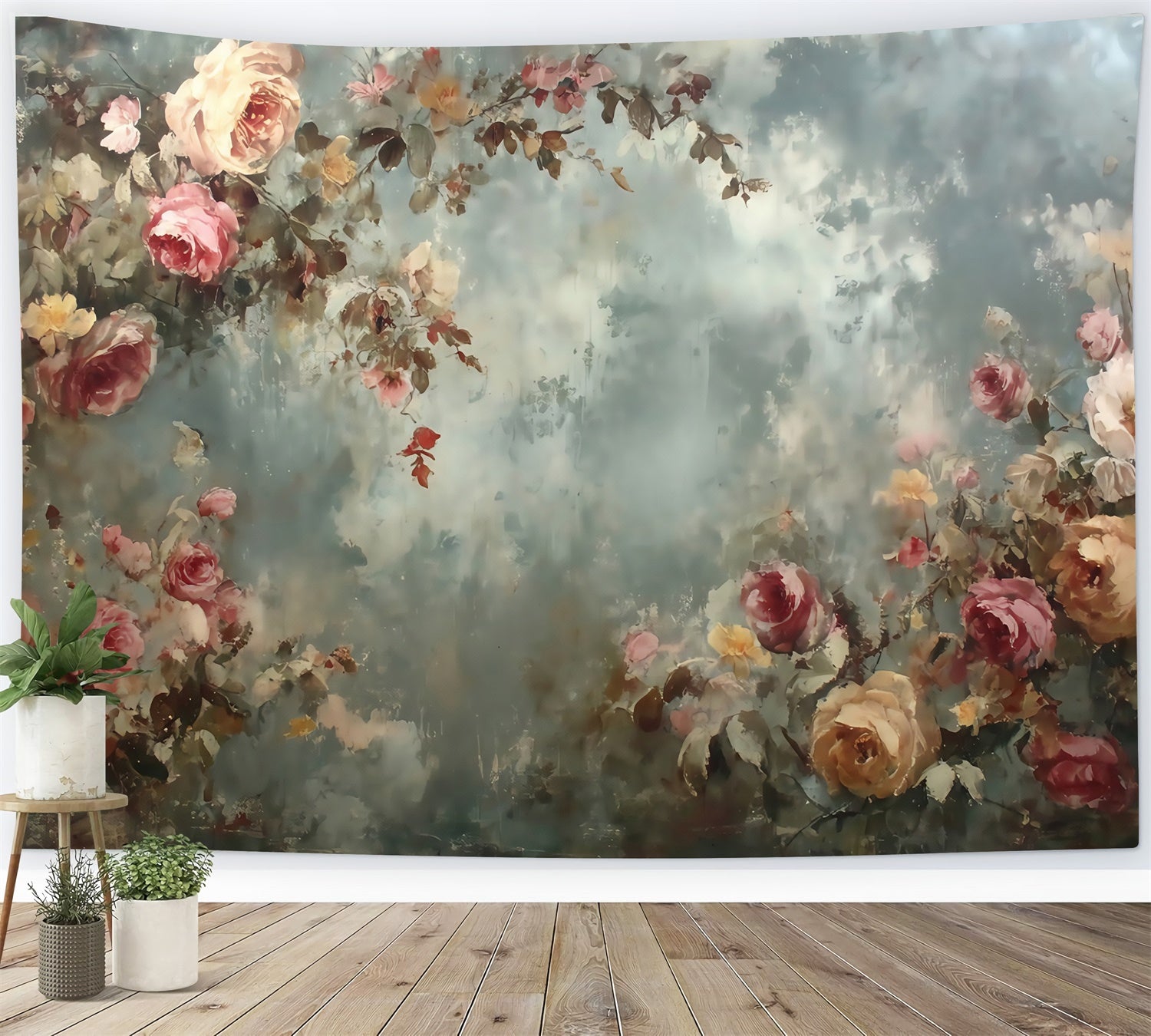 Painting Backdrops Classic Rose Dream Cloth Backdrops MRR7-187