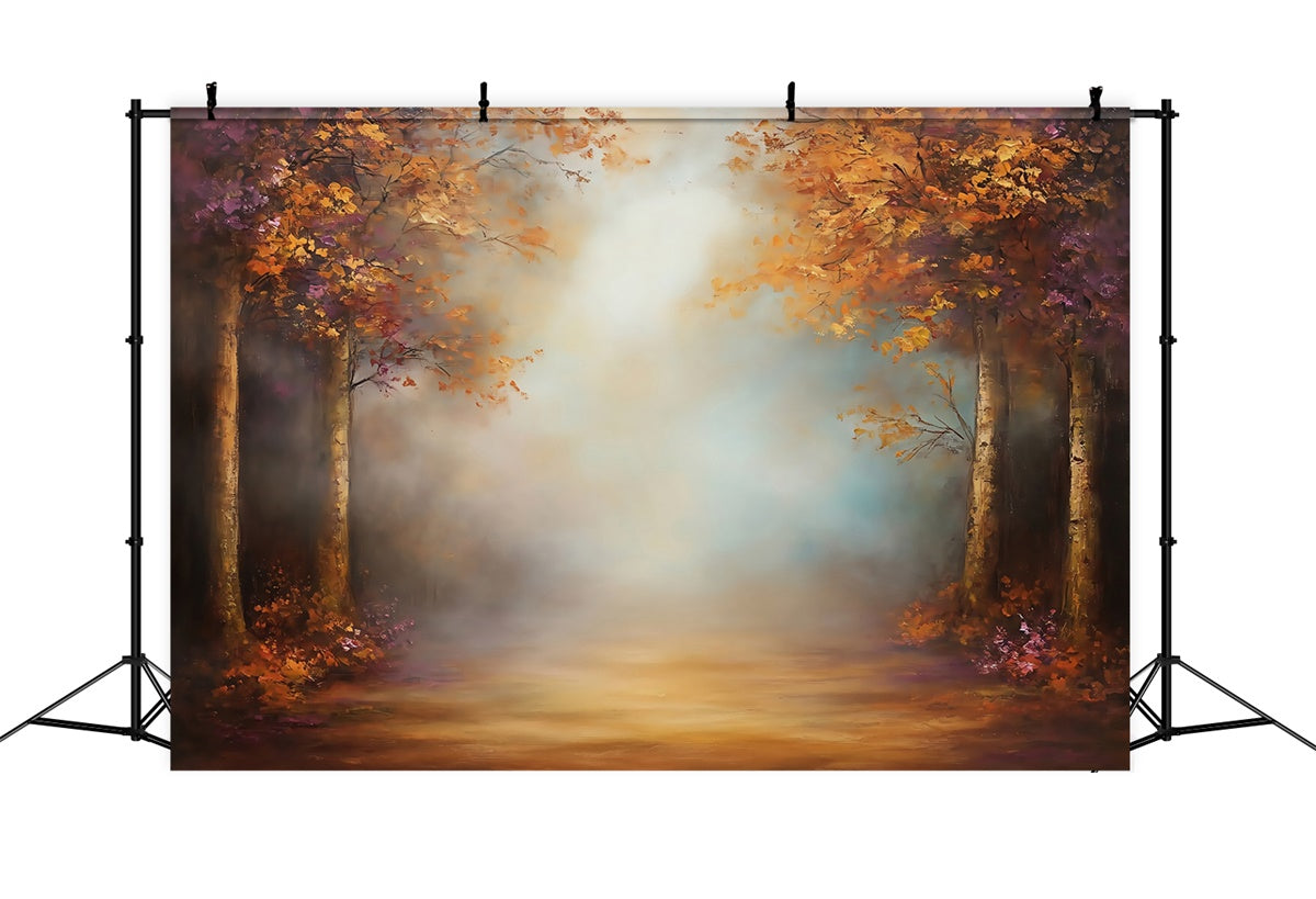 Painting Backdrops Misty Woods Best Photography Backdrops MRR7-195