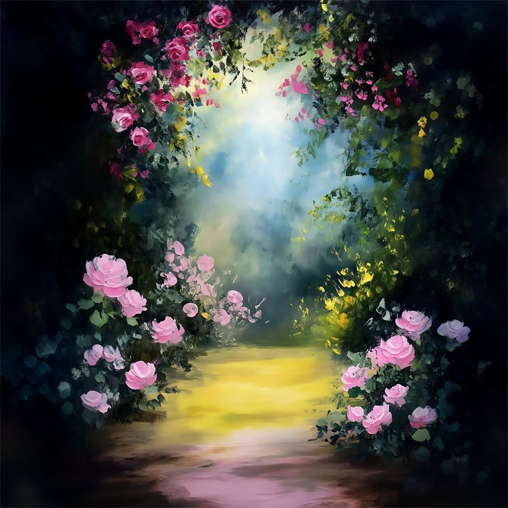 Artistic Backdrop Secret Bloom Trail Fabric Backdrops MRR7-206