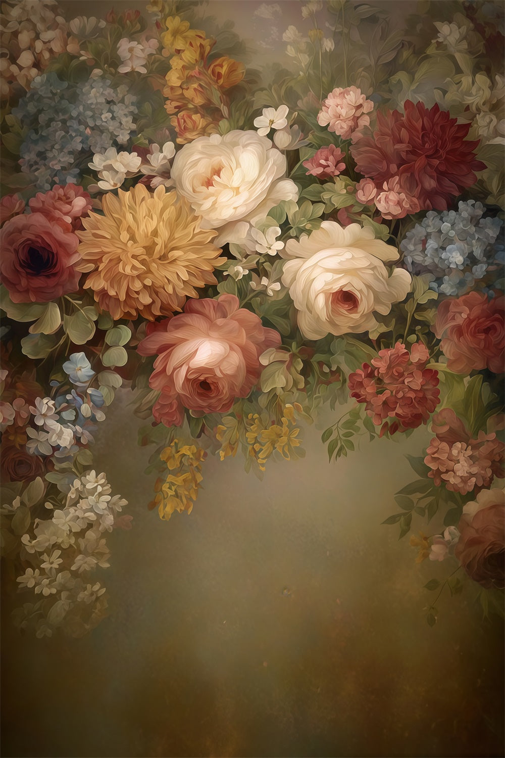 Fine Art Backdrops Timeless Bloom Harmony Backdrop MRR7-209