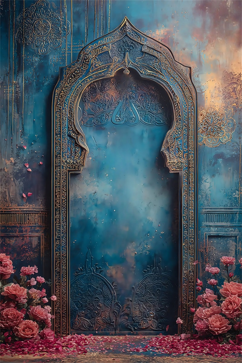 Antique Backdrop Ornate Blossom Portal Vintage Backdrop MRR7-234