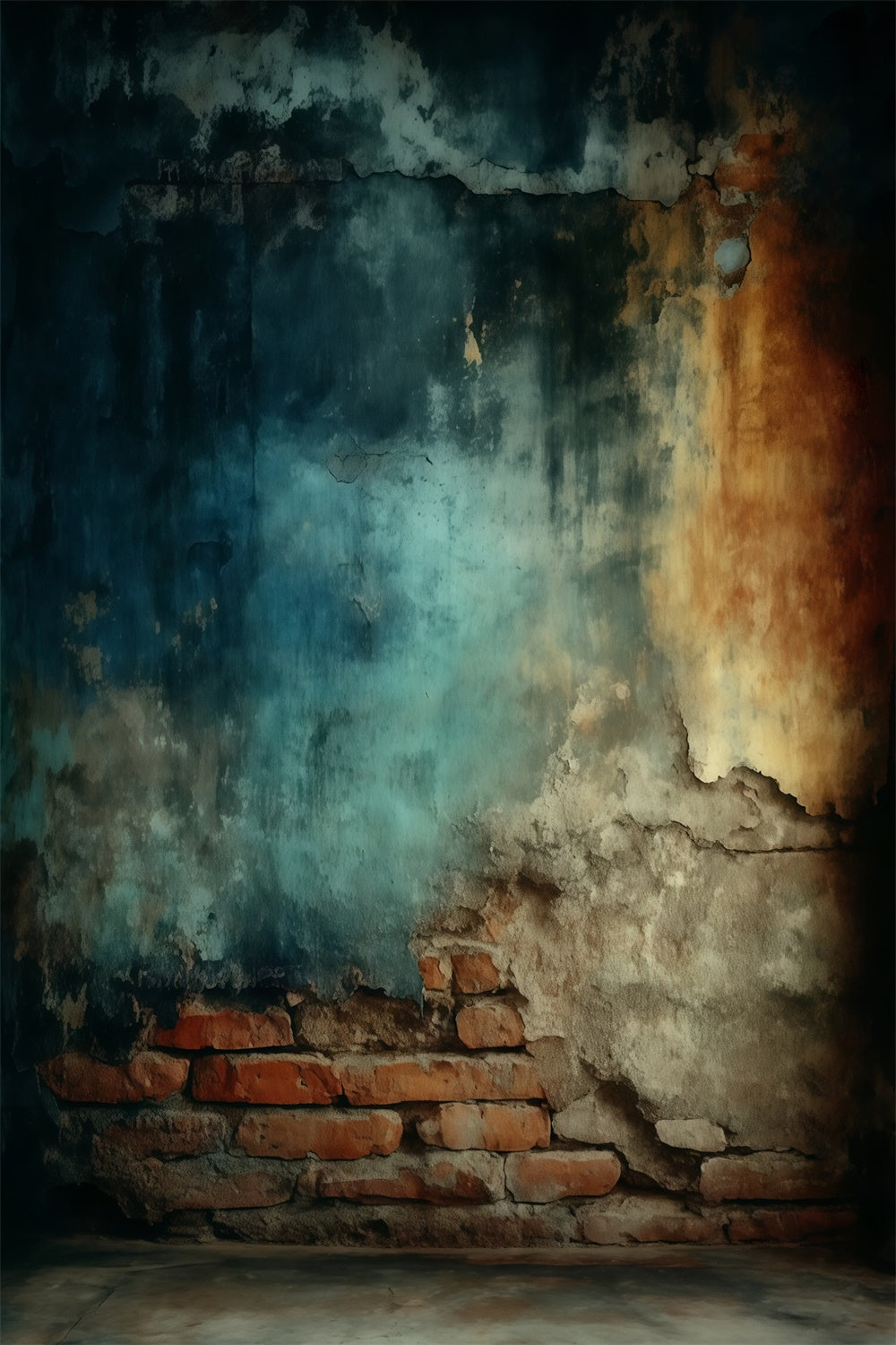 Vintage Photo Backdrop Aged Urban Texture Wall Backdrop MRR7-236