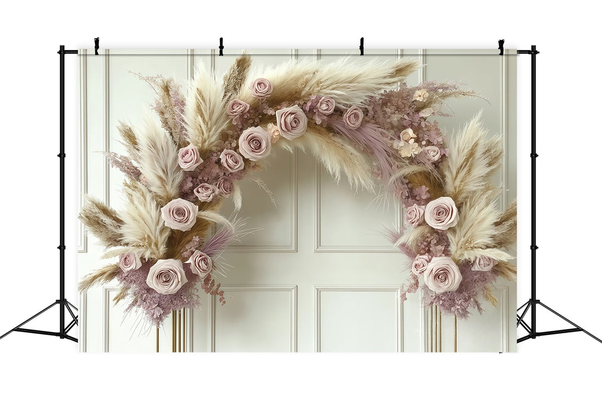 Boho Backdrop Photography Soft Bloom Harmony Backdrop MRR7-275