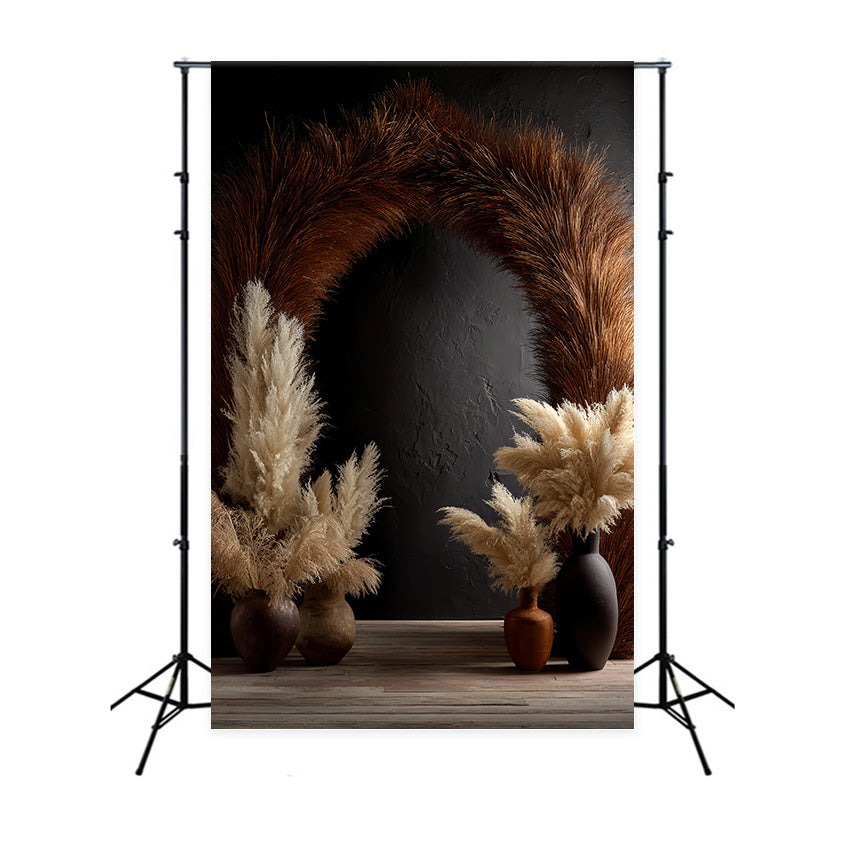 Boho Photography Backdrop Midnight Boho Arch Backdrop MRR7-277
