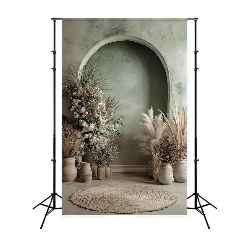 Bohemian Style Backdrop Boho Botanical Nook Backdrop MRR7-280