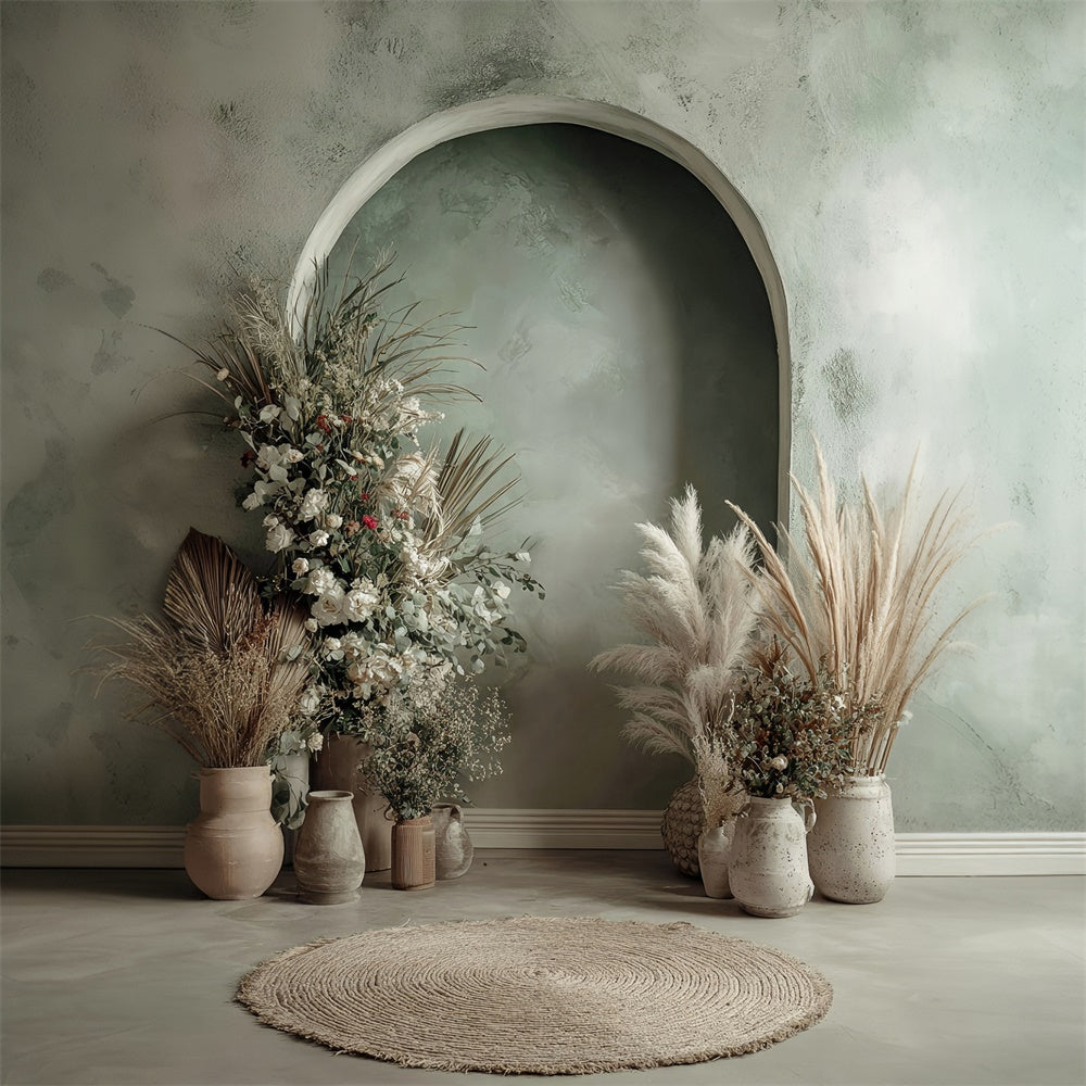 Bohemian Style Backdrop Boho Botanical Nook Backdrop MRR7-280