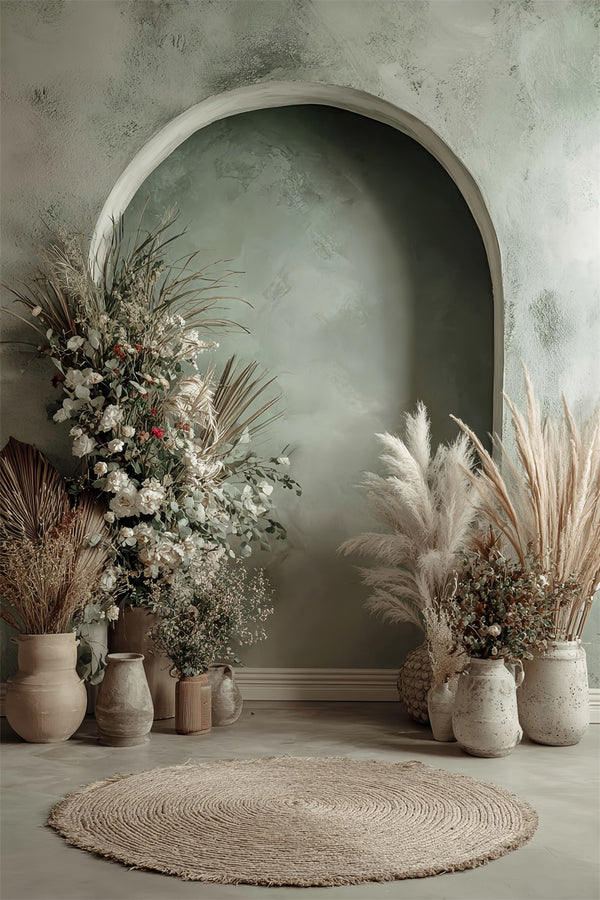 Bohemian Style Backdrop Boho Botanical Nook Backdrop MRR7-280