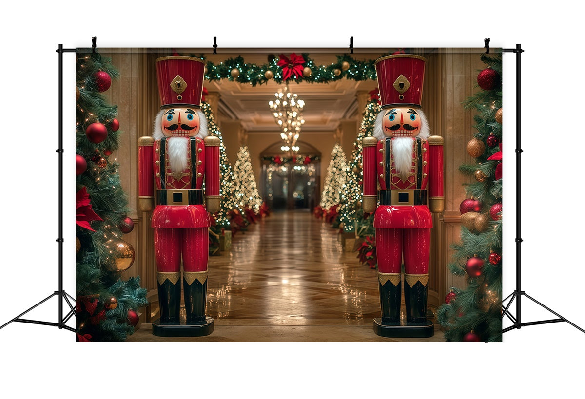 Christmas Backdrop Classic Nutcracker Hallway Backdrop MRR7-83