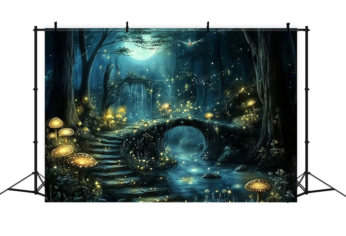 Fantasy Forest Backdrop Firefly Whisper Creek Backdrop MRR7-92