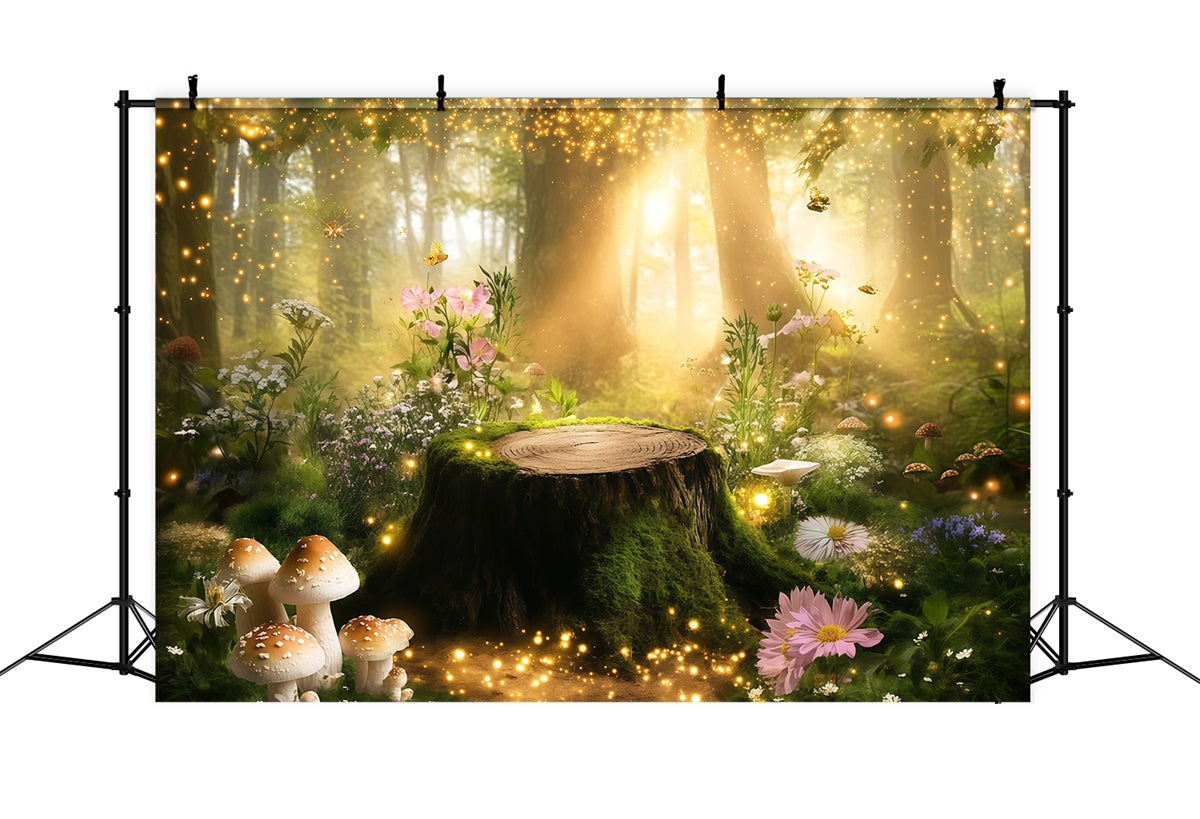Fantasy Forest Backdrop Sunbeam Fairy Meadow Backdrop MRR7-94