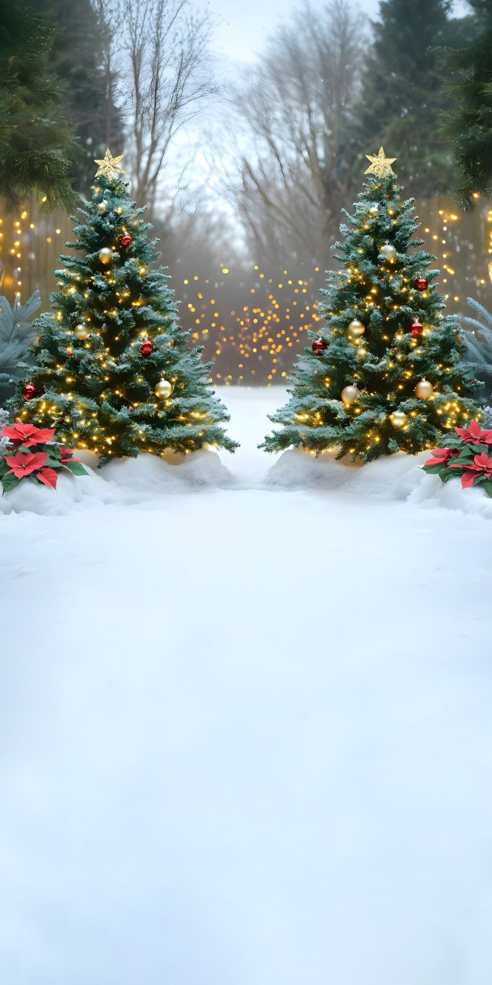 Christmas Tree Backdrop Sparkling Golden Christmas Tree High Resolution Christmas Backdrop MRR8-129